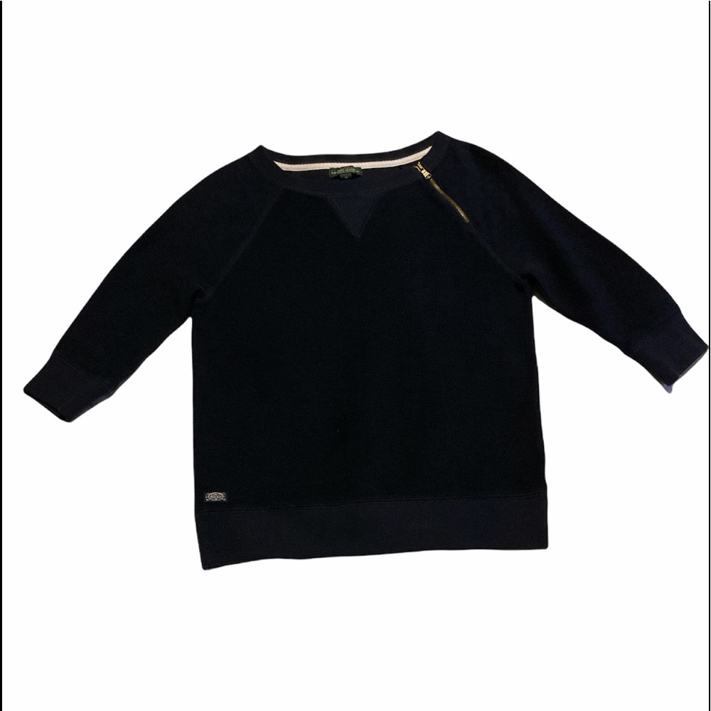 Ralph Lauren 3/4 Length sleeves, 100% cotton top,